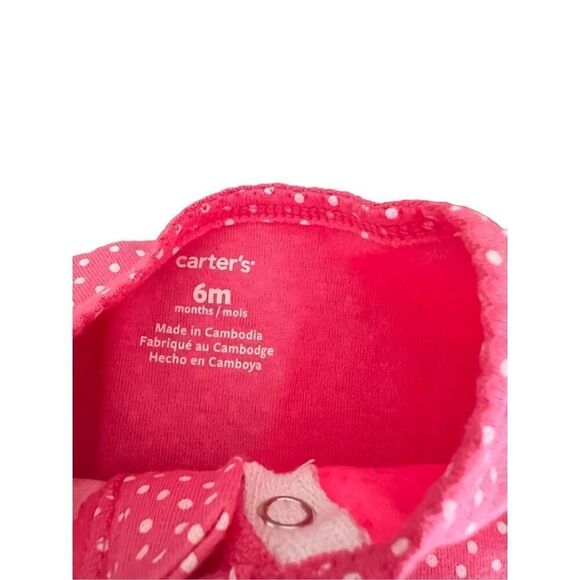 Carter’s Little Sister footed pajamas size 6m - Picture 5 of 6